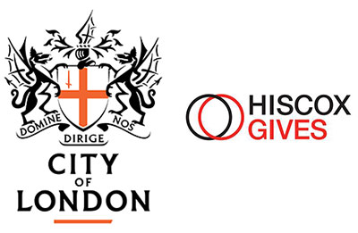 City of London & Hiscox logos