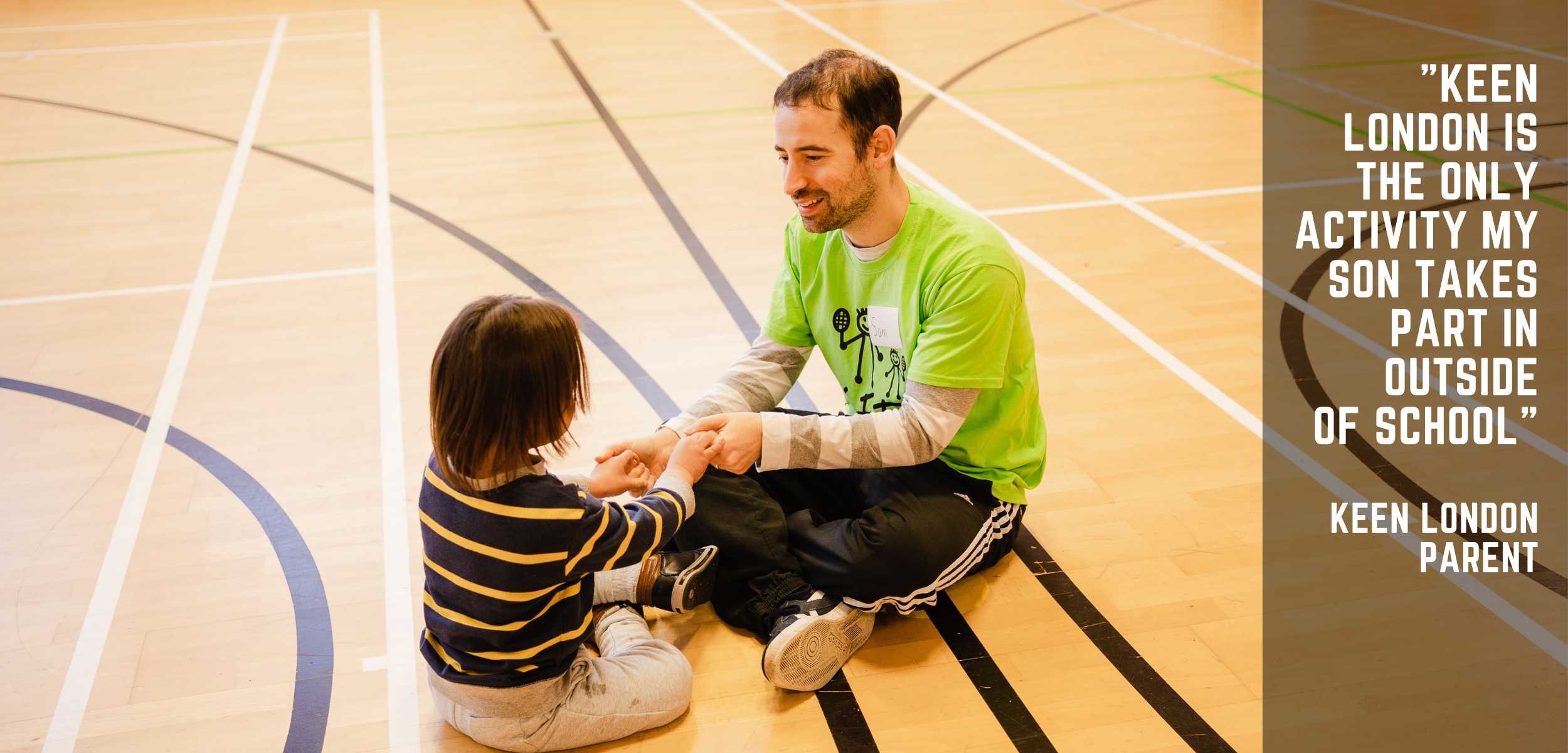 Inclusive sensory play with volunteers guiding a colorful parachute, creating a safe and relaxing space for three primary age children.